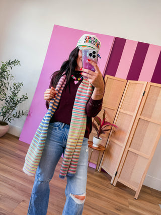 Color Me Cozy Scarf-Rainbow Mix