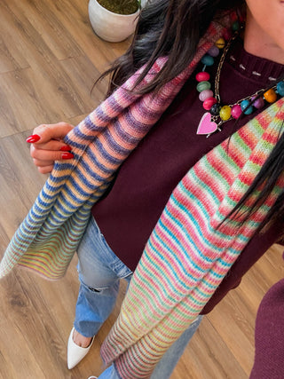 Color Me Cozy Scarf-Rainbow Mix