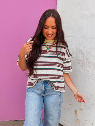 Teddy Striped Tee