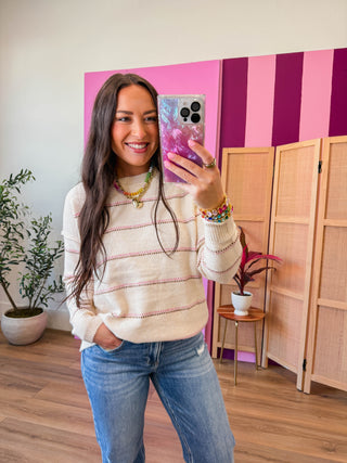 Rachel Striped Sweater