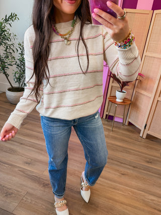 Rachel Striped Sweater