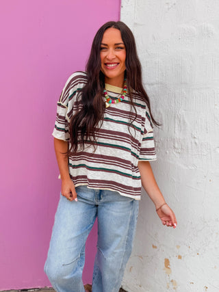 Teddy Striped Tee