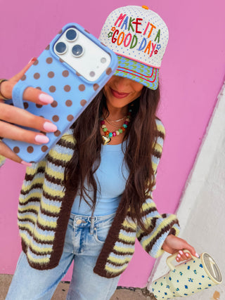 Nora Striped Cardigan