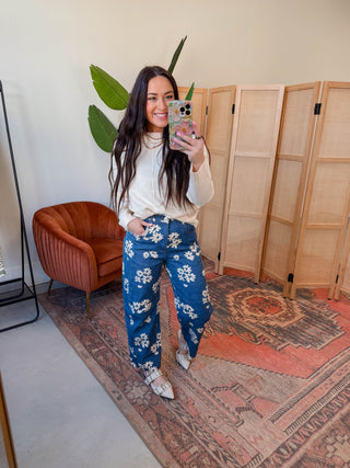 Floral Dreams Barrel Pants