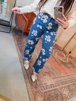 Floral Dreams Barrel Pants