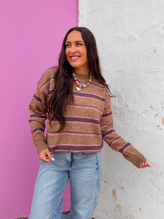 Gabrielle Striped Sweater