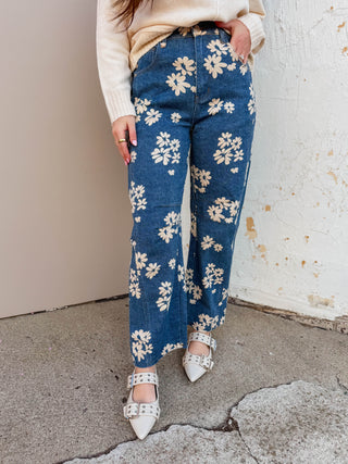 Floral Dreams Barrel Pants