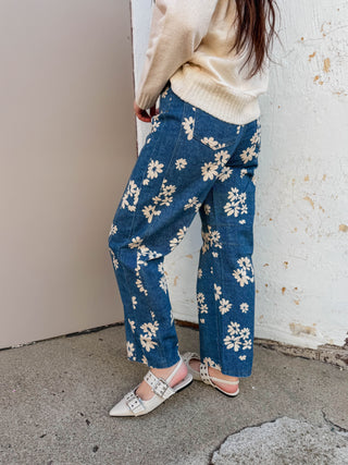 Floral Dreams Barrel Pants