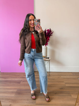 Amelia Cable Knit Cardigan