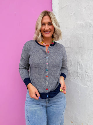 Liz Striped Cardigan