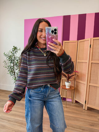 Michaela Sweater-Gunmetal