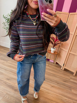 Michaela Sweater-Gunmetal