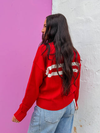 Benji Sweater-Red
