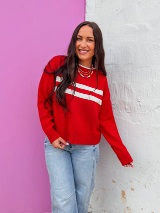Benji Sweater-Red