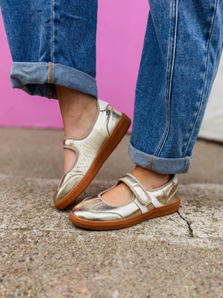 Corkys Calm Down Flats-Gold