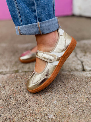 Corkys Calm Down Flats-Gold
