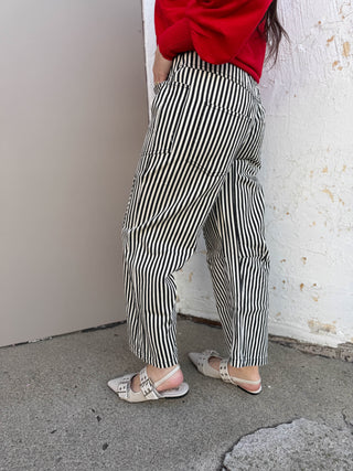 Miley Striped Barrel Pants