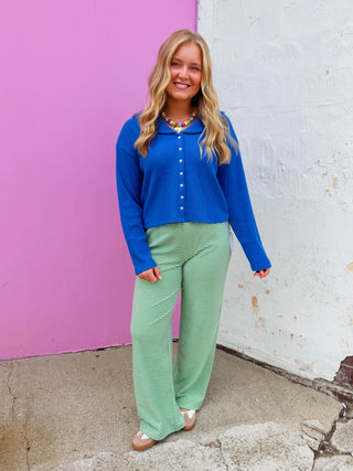 Lucy Waffle Knit Top
