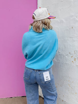 Sophie Fleece Pullover-Seabreeze