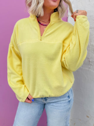Sophie Fleece Pullover-Daisy