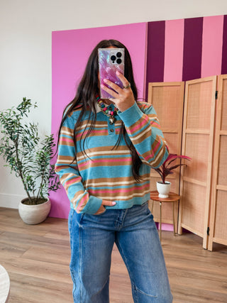Rowan Striped Knit Top