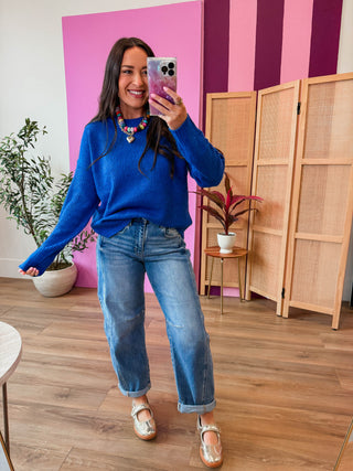 Bailee Sweater-Denim