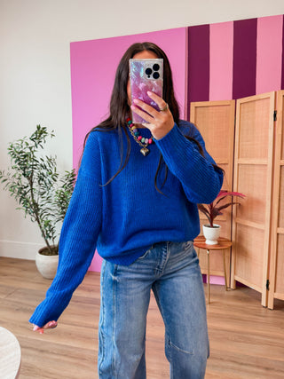 Bailee Sweater-Denim