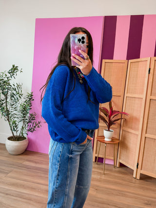 Bailee Sweater-Denim