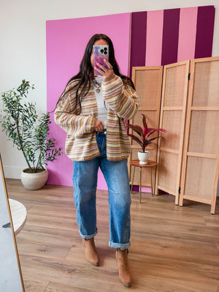 Happy Hour Cardigan-Mocha Mix