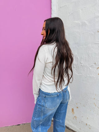 Wren Waffle Knit Top
