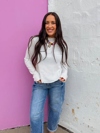 Wren Waffle Knit Top