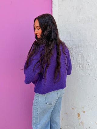 Purple Pop Sweater