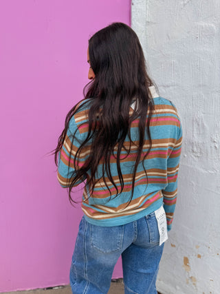 Rowan Striped Knit Top