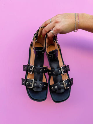 Corky's Glad You Made It Sandal-Black