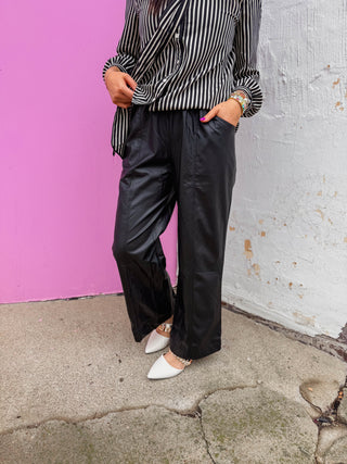 Bria Leather Pants