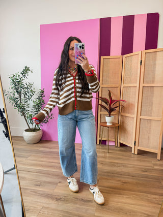 Adler Striped Cardigan