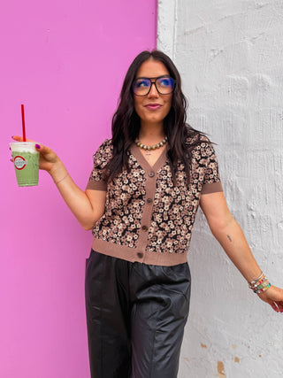 Tenley Floral Knit Top