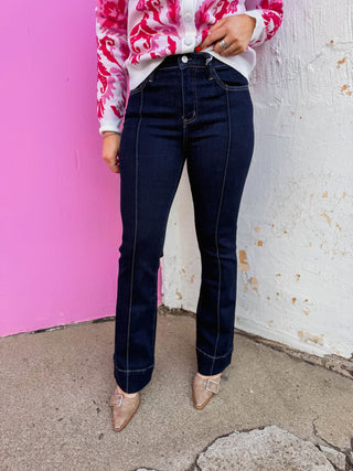 Caitlin High Rise Bootcut Denim