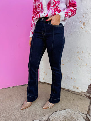 Caitlin High Rise Bootcut Denim