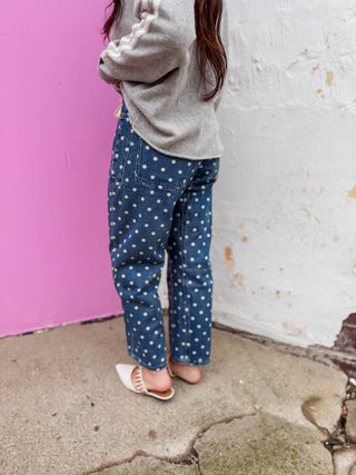 Sutton Polka Dot Barrel Pants