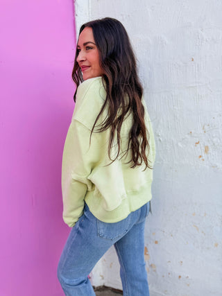 Easy Living Crewneck-Sage
