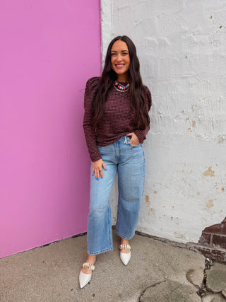 Jillian Top-Wine