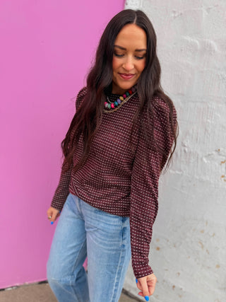 Jillian Top-Wine