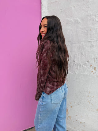 Jillian Top-Wine