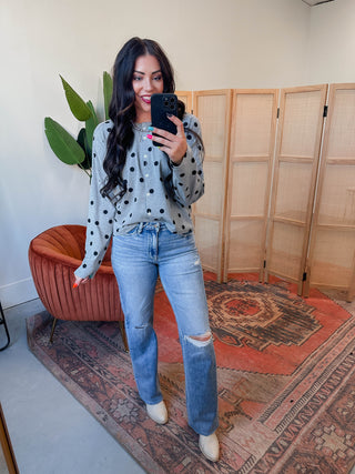 Sweet Spot Cardigan-Grey