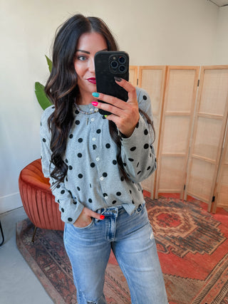 Sweet Spot Cardigan-Grey