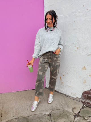 Palmer Sweater-Heather Grey