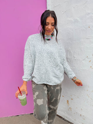 Palmer Sweater-Heather Grey
