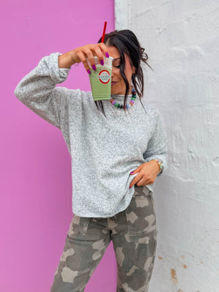 Palmer Sweater-Heather Grey