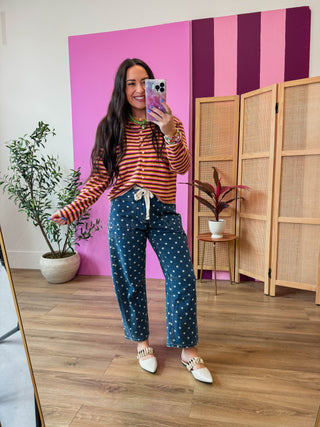 Caty Striped Cardigan